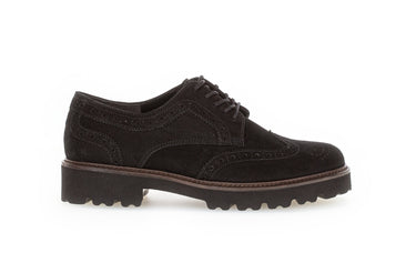 Derbies noires en cuir