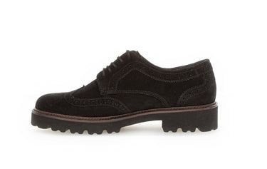 Derbies noires en cuir