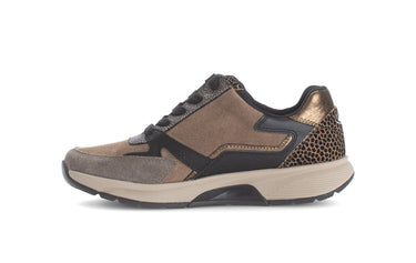 Baskets marron en cuir