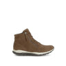 Baskets montantes marron en cuir