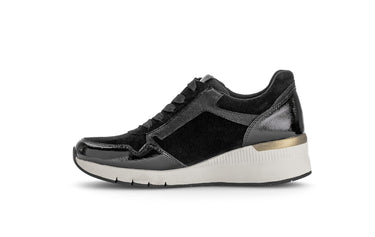 Baskets noires en cuir