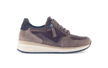 Baskets marron en textile