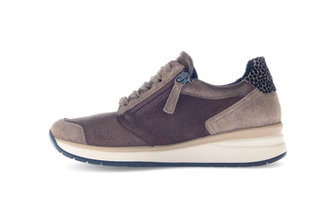 Baskets marron en textile