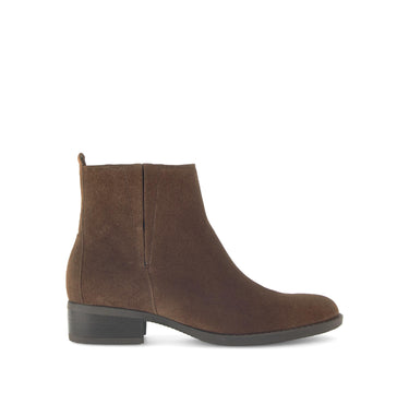 Bottines marron en cuir