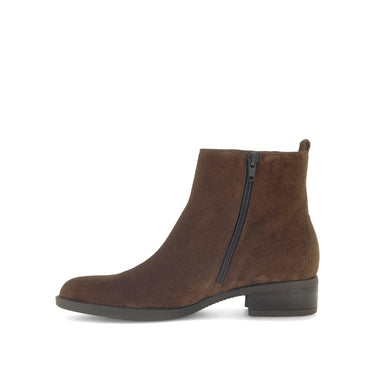 Bottines marron en cuir