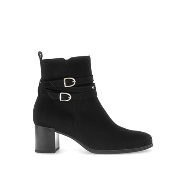 Bottines noires en cuir
