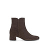 Bottines marron en cuir