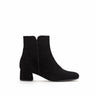 Bottines noires en cuir