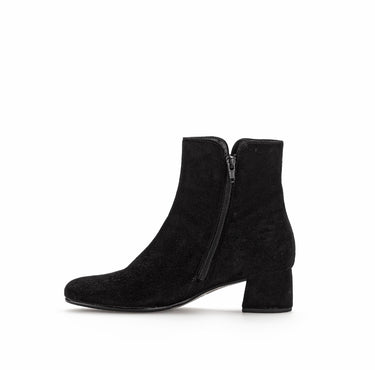 Bottines noires en cuir