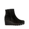 Bottines noires en cuir