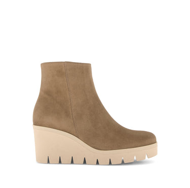 Bottines marron en cuir