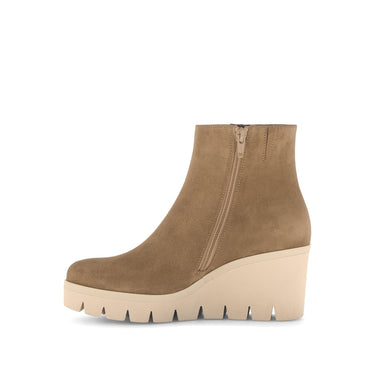 Bottines marron en cuir