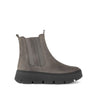 Bottines marron en cuir