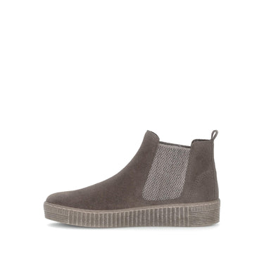 Bottines chelsea marron en cuir