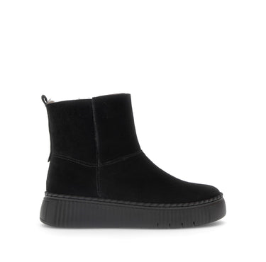 Bottines noires en cuir