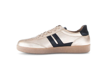 Baskets en cuir lisse