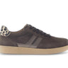 Baskets marron en cuir