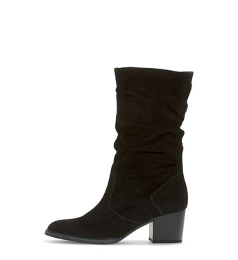 Bottines noires en cuir
