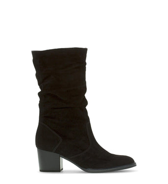 Bottines noires en cuir