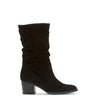 Bottines noires en cuir