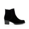 Bottines noires en cuir