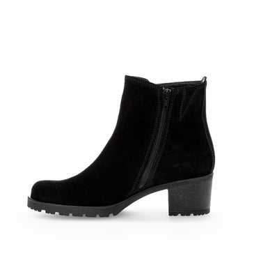 Bottines noires en cuir