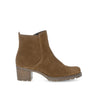 Bottines marron en cuir