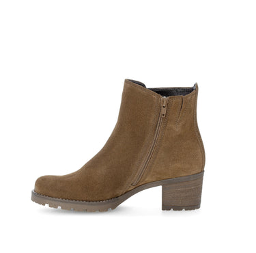 Bottines marron en cuir