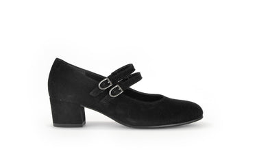 Escarpins noirs en cuir