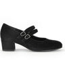 Escarpins noirs en cuir