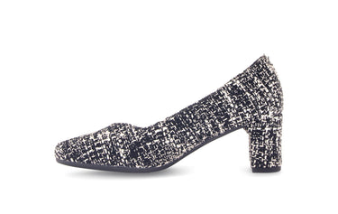 Escarpins noirs en textile