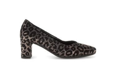 Escarpins noirs en cuir