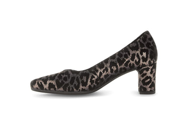 Escarpins noirs en cuir