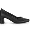 Escarpins noirs en cuir lisse
