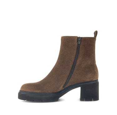Bottines marron en cuir