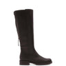 Bottes marron en cuir lisse