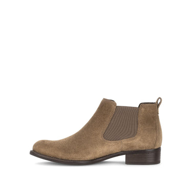 Bottines chelsea marron en cuir