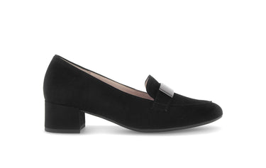 Escarpins noirs en cuir