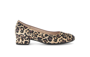 Escarpins beiges en cuir