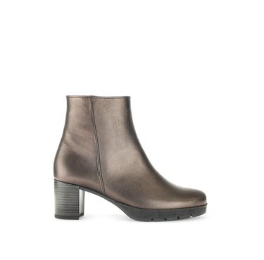 Bottines en cuir lisse