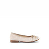 Ballerines brunes en cuir velours