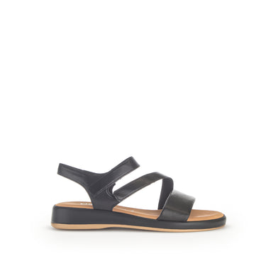 Sandales noires en cuir