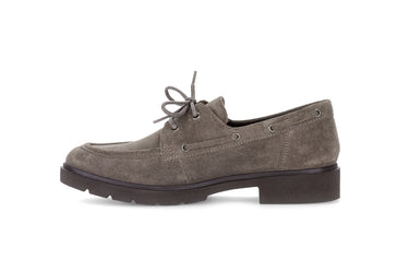 Mocassins beiges en cuir vue intérieure