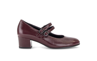 Escarpins rouges en cuir verni