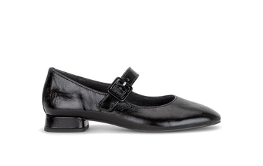 Escarpins noirs en cuir verni