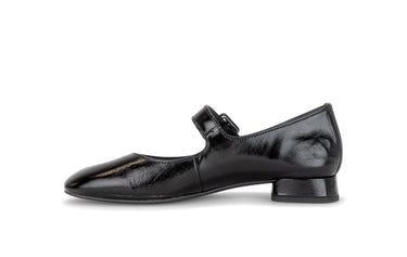 Escarpins noirs en cuir verni