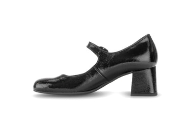 Escarpins noirs en cuir verni
