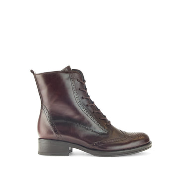 Bottines marron en cuir