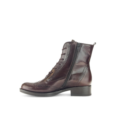 Bottines marron en cuir