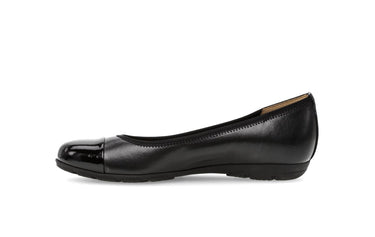 Ballerines noires en textile